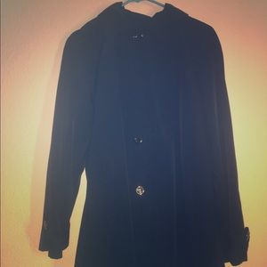 Black Calvin Klein Raincoat